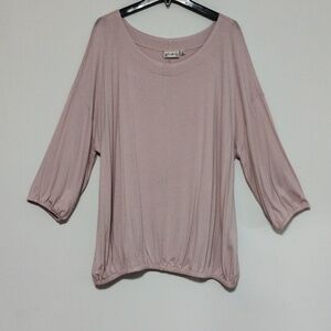 Rose Mauve Top / Size 2X